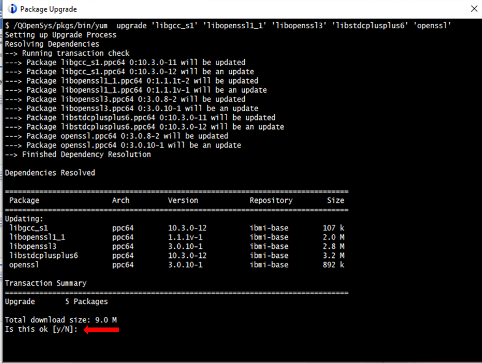 IBM i Open Source Package Manager download