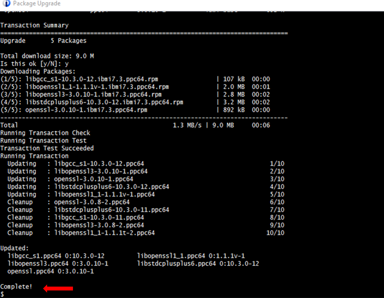 IBM i Open Source Package Manager