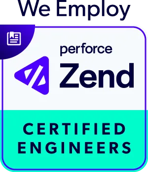 We Employ Zend Certified Engineers logo.